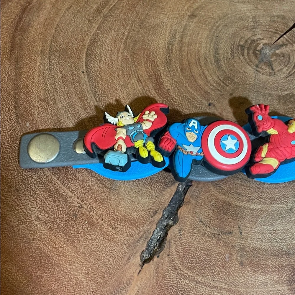 Crocs Marvel Avengers Jibbitz Bracelet Thor Hulk Iron Man Captain America